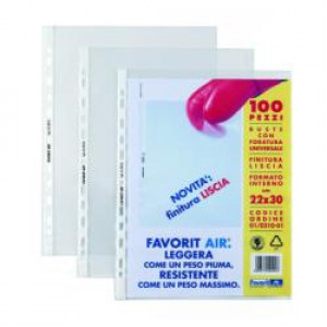 CF100BUSTE FORATURA UNIVERSALE 1725 SUPERIOR 22X30 LISCIA
