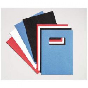 Copertine in cartoncino per rilegatura  cartoncino goffrato blu (conf.100)