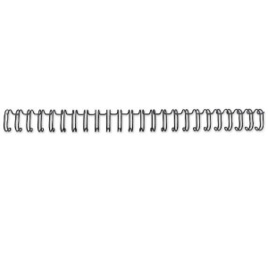 CF250 DORSI METALLICI A5 34 ANELLI 11MM NERO