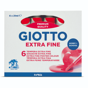 CF6 tub. tempera 21ml rosso scarla