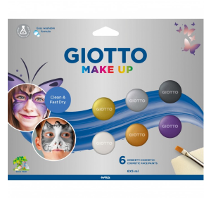 GIOTTO MAKE UP - SET 6 OMBRETTI 5ML COLORI METALLICI ASSORTITI