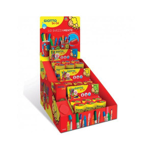 Assortimento Giotto Bebè nel nuovo display da banco  (10 temperamatite Bebè omaggio)