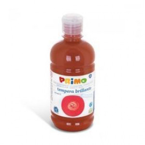 Tempera SIENA BRUCIATA  brillante primi passi  in bottiglia 500ml