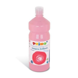Tempera ROSA brillante primi passi  in bottiglia 1000ml