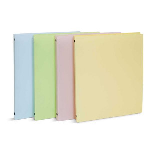 Raccoglitore PASTEL 4 anelli diam. 30 mm  f.to 26x31 5 cm