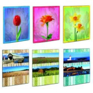 ALBUM FOTO BEAUTIFULL ASSORTITO A FOGLI BIANCHI O A FOGLI NERI DIVERSE FANTASIE PAESAGGI O FIORI