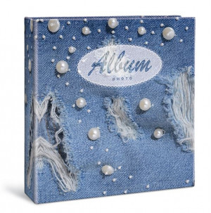 ALBUM 100 FOTO 13X19 CM JEANS           4 SOGGETTI