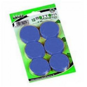 CF6BLISTER 12 MAGNETI DIA40 MM  BLU