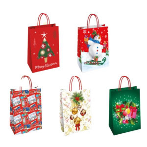 CF25 SHOPPER CARTA COLLEZIONE CHRISTMAS 26X12X35