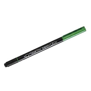 CF10 PENNARELLO DOPPIA PUNTA AQUA BRUSH DUO VERDE PERMANENTE