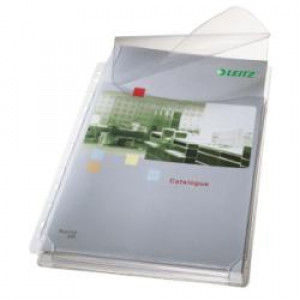 Busta a soffietto con lembo di chiusura - P.U. f.to 22x30 cm - PVC morbido (conf.5)
