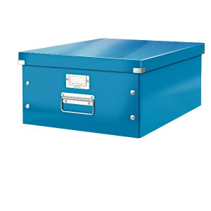 CLICK STORE Scatola M A3 Azzurro metallizzato
