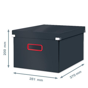 Cosy Click   Store Scatola per archiviazione  M grigio