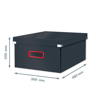 Cosy Click   Store Scatola per archiviazione  L grigio