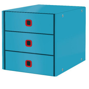 Cosy Click   Store Cassettiera 3 cassetti blu