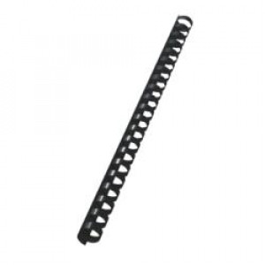 COMB dorsi ad anelli in plastica - 12mm - capacità 105 fgNeroSC=100 pz