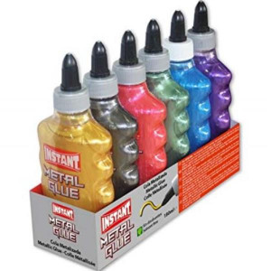 Instant Colla metallizzata 180 ml. - 6 col