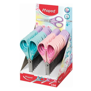 CF24 FORBICI ESSENTIALS PULSE - COL PASTEL - 13CM - IN DISPLAY