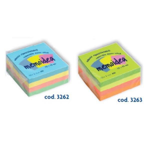 CUBO 75x75 colori pastel ass 400 fg