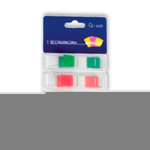 INDEX SEGNAPAG 44x12 4 colori 20 fg. per colore