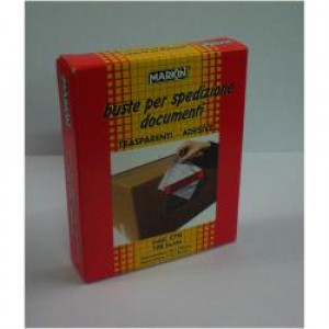 MARKIN C7N - 1.000 BUSTE ADESIVE PER SPEDIZIONE DOCUMENTI 113X90 MM. NEUTRE