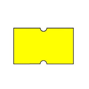 CF20 ROTOLO GS-GM-5500 GIALLO FLUOR. (200 ETICHETTE PER ROTOLO)