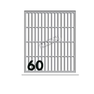 CF10X60 ETICHETTE 35X5 MM