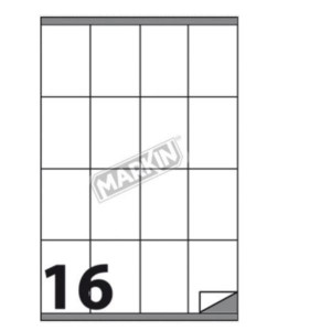 CF1600 ETICHETTE  16FG. X 100  52,5X72 MM A4