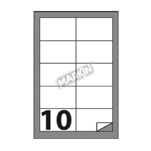 CF1000   ETICHETTE  10FG. X 10  87,53MM  A4