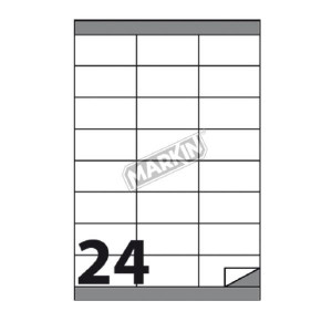 CF2400  ETICHETTE  24FG. X 100   70X35MM  A4