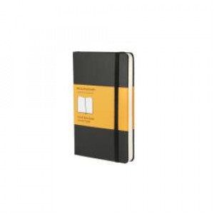 TACCUINO MOLESKINE FORMATO POCKET A RIGHE CON COPERTINA RIGIDA NERA