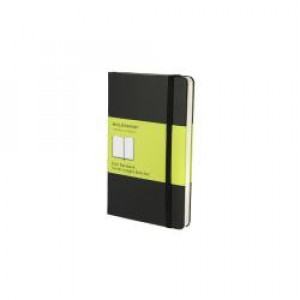 TACCUINO MOLESKINE FORMATO POCKET PAGINE BIANCHE CON COPERTINA RIGIDA NERA