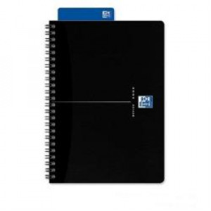 BLOCCHI A SPIRALE OFFICE SMART BLACK - OXFORD -A5 5 MM (CONF.5)