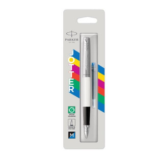 JOTTER ORIGINAL PLASTIC STILOGRAFICA M - WHITE IN BLISTER