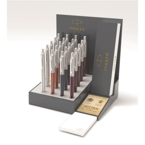 ESPOSITORE 20 JOTTER CORE : 5 STAINLESS STEEL CT - 5 PORTOBELLO PURPLECT - 5 CHELSEA ORANGE CT - 5 ROYAL BLUE CT