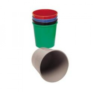 CESTINO PS98 NERO IN PPL RICICLABILE TONDO CHIUSO 15LT DIAM 210/2     95 H325MM