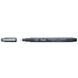 CF12 POINTLINER NERO PUNTA IN FIBRA DA 0.05