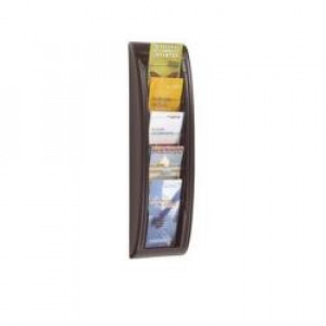Espositore da muro 4062.01 Quick Fit  visual e presentazione  portariviste da parete  F.to 1/3 nero -Paperflow  Caimi-