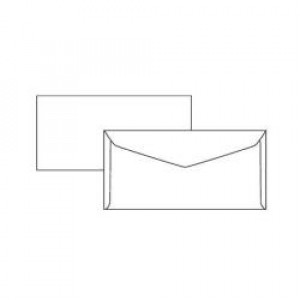Buste bianche Leyla senza finestra 11x23 cm 70gr/mq (conf.50)