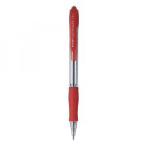 Penna a sfera a scatto Supergrip  rosso 0 7 mm (conf.12)