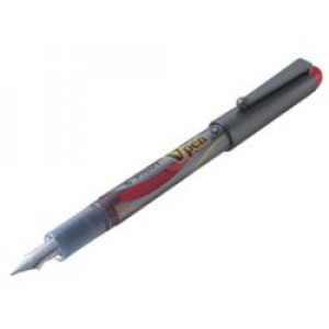 CF12STILOGRAFICA VPEN SILVER ROSSO TRATTO MEDIO 0.4MM