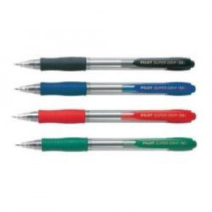 Penna a sfera a scatto Supergrip  nero punta 1 0 tratto 0 31 mm (conf.12)