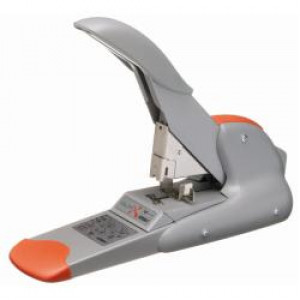 Cucitrice per alti spessori Duax grigia/arancio--a leva per cucire fino a 170 Fg. alla volta  profondità cucitura 60 mm (Conf. Scatola)