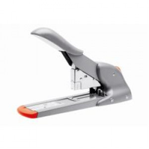 Cucitrice alti spessori HD210 in acciaio grigio/arancio -- cuce fino a 210 Fg.  punti 9 /23  profondità cucitura 66 mm (Conf. Box)