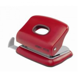 Perforatore FC20 rosso -- in ABS con robusta struttura in metallo e contenitore coriandoli integrato (Conf. Box)