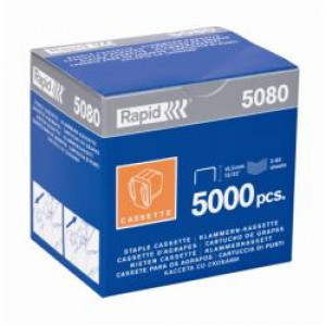 Cassette di ricarica  5080 -- 5000 punti zincati 5M da utilizzare per la  5080E  cucitura da 2 a 80 fogli (Box)
