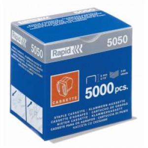 Cassette di ricarica  5050 -- 5000 punti zincati 5M da utilizzare per la  5050E  cucitura da 2 a 50 fogli (Box)