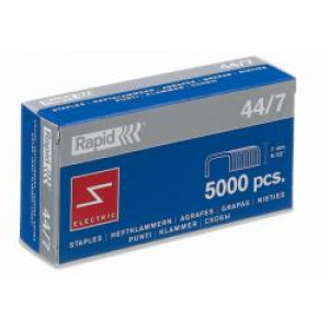 Punti  44 -- 7 mm zincati 5M  2-30 Fogli  utilizzati nella maggior parte delle cucitrici elettriche  (Box 5000 pz)