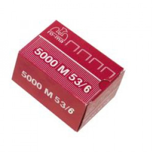 53/6 ZINCATO/ZINC PLATED     PUNTI SCATOLA/STAPLES BOX 5.000 PCS.