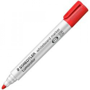 PENNARELLO LUMOCOLOR 351 ROSSO P.TONDA PER LAVAGNE CANCELLABILI